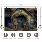 LB1210 Cake Smash and Themed Drops Fantasy House Backdrop